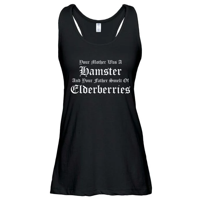 Your Mother Was A Hamster Your Father Smelt Of Elderberries Ladies Essential Flowy Tank