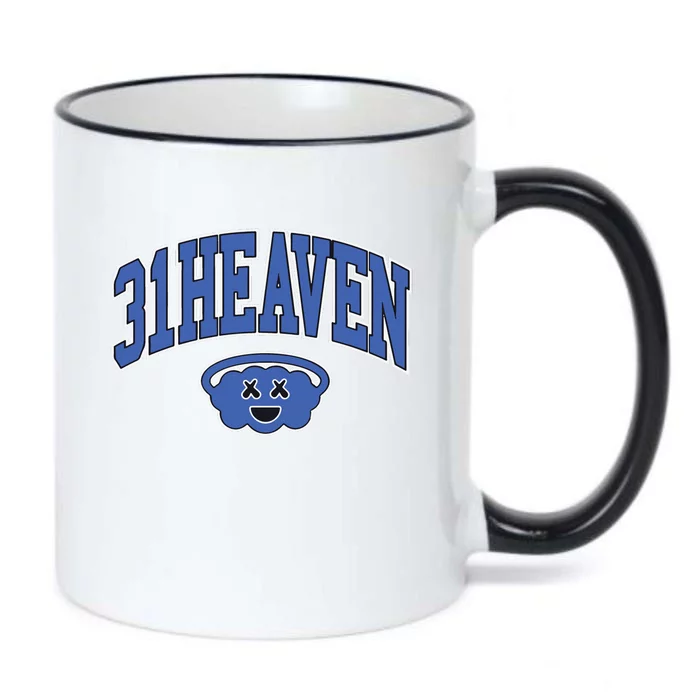 Young Mantis Wearing 31 Heaven Black Color Changing Mug