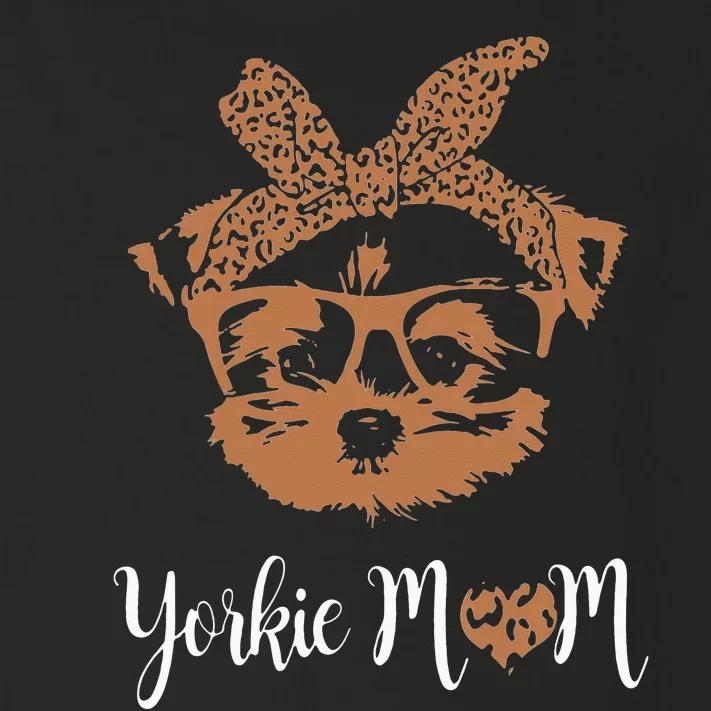 Yorkie Mom Yorkshire Leopard Dog Lovers Mother's Day Toddler Long Sleeve Shirt