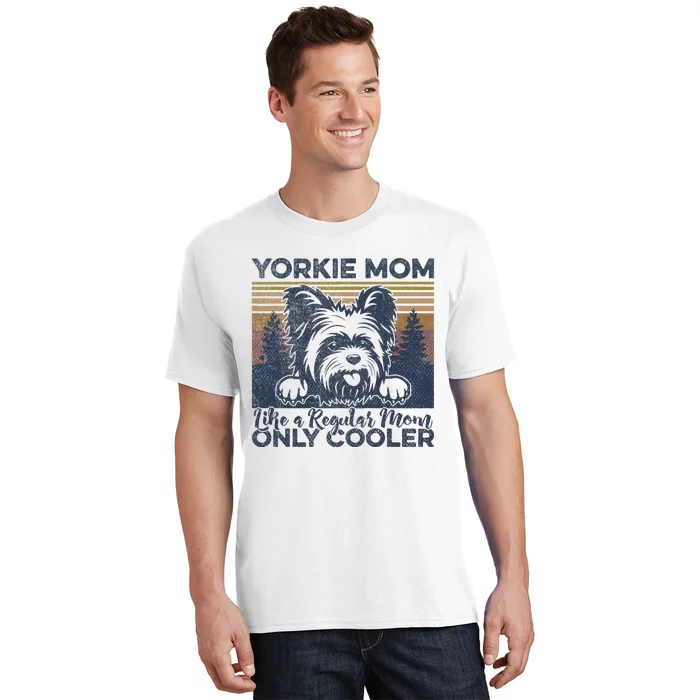 Yorkie Mom Yorkshire Mama Dog Mother York Dog Owner T-Shirt