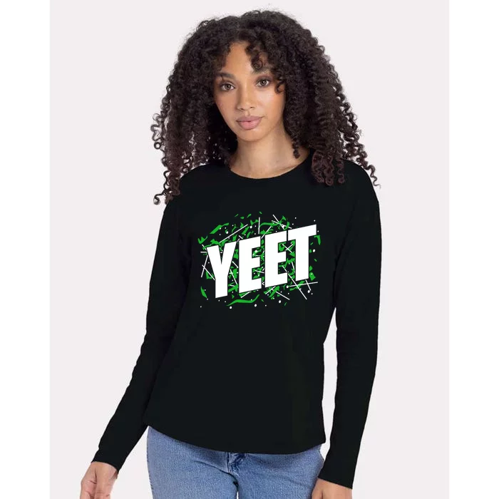 Yeet Meme Womens Cotton Relaxed Long Sleeve T-Shirt