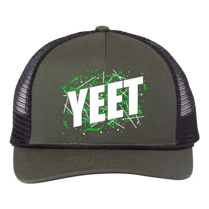 Yeet Meme Retro Rope Trucker Hat Cap