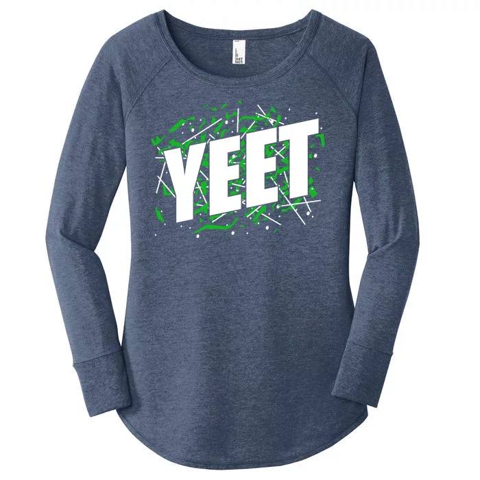 Yeet Meme Women's Perfect Tri Tunic Long Sleeve Shirt