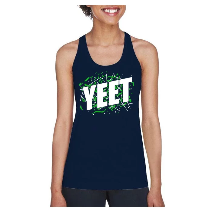 Yeet Meme Women's Racerback Tank