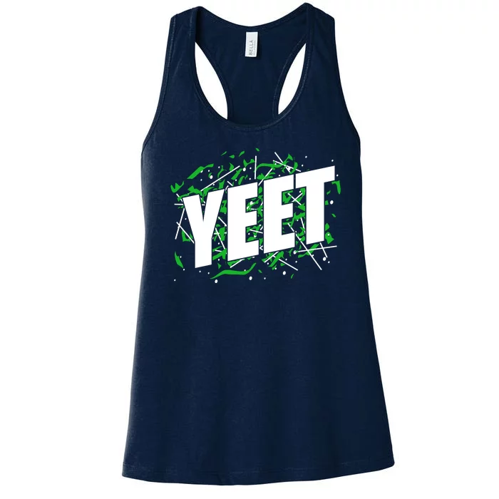 Yeet Meme Women's Racerback Tank