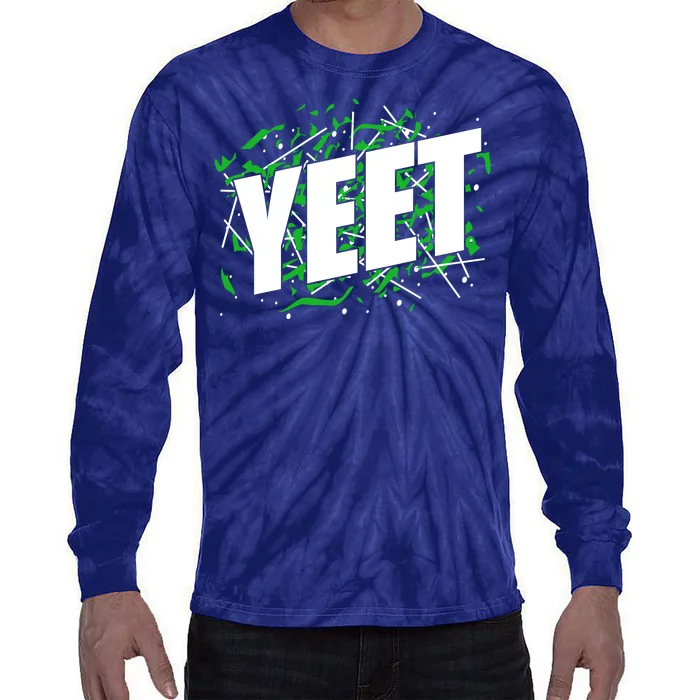 Yeet Meme Tie-Dye Long Sleeve Shirt