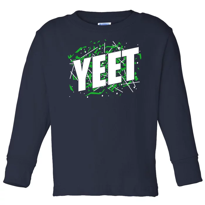 Yeet Meme Toddler Long Sleeve Shirt