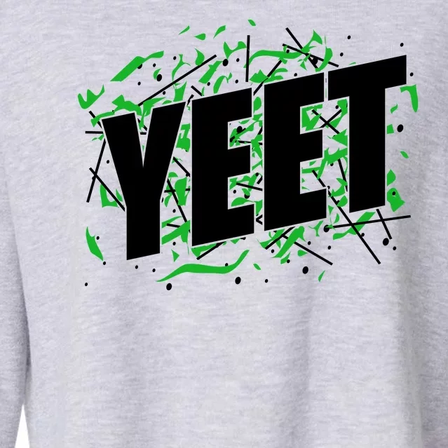 Yeet Meme Cropped Pullover Crew