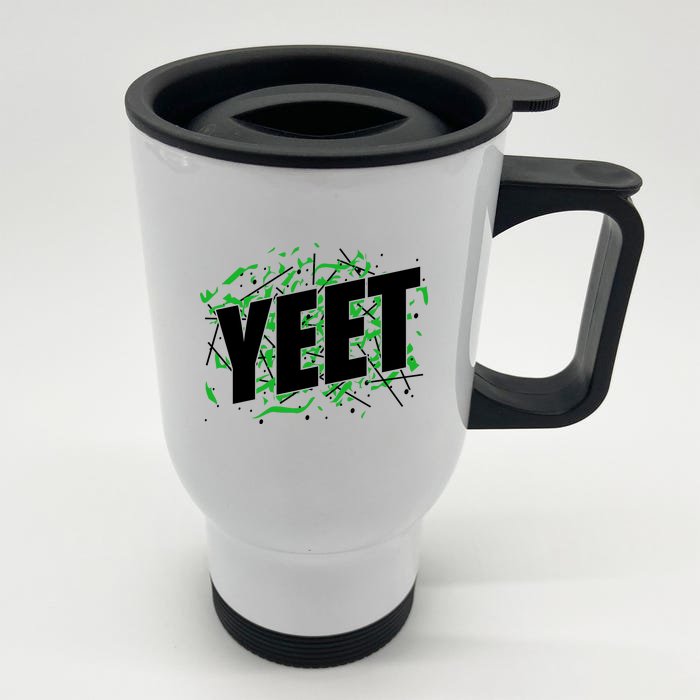 Yeet Meme Front & Back Stainless Steel Travel Mug