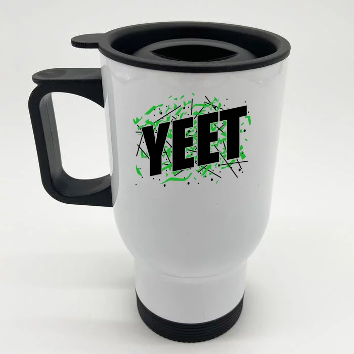 Yeet Meme Front & Back Stainless Steel Travel Mug