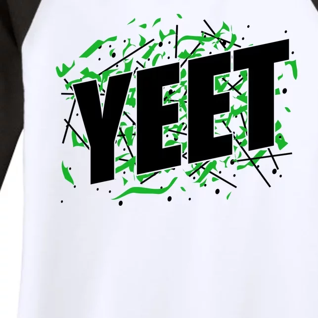 Yeet Meme Women's Tri-Blend 3/4-Sleeve Raglan Shirt