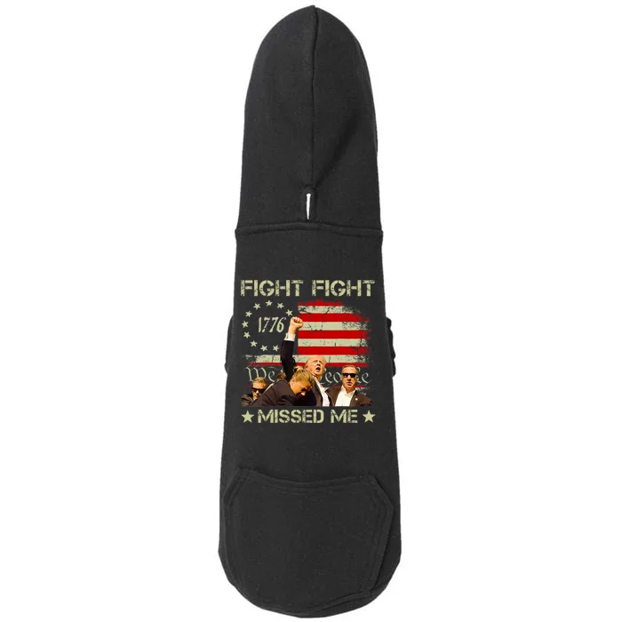 You Missed  You Missed Trump 2024 You Missed We The People Doggie 3-End Fleece Hoodie