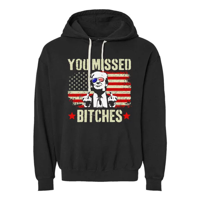 You Missed  You Missed Trump 2024 T You Missed Garment-Dyed Fleece Hoodie