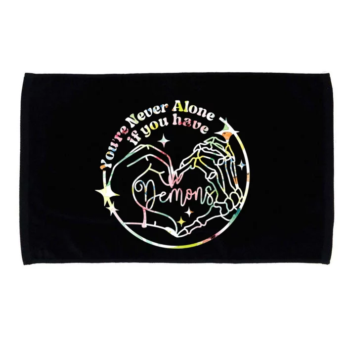 YouRe Never Alone If You Have Demons Witchy Microfiber Hand Towel