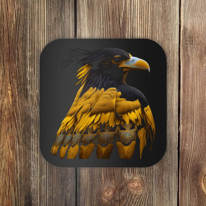 Yellow Nape Amazon Bird Native American Indian Northwest Coaster