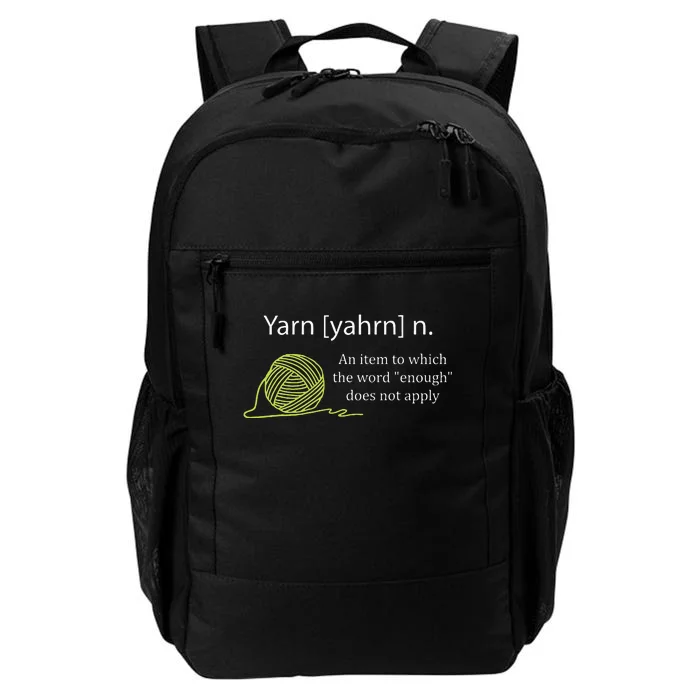 Yarn Noun Definition Funny Knitting Crochet Knitting Outfit Daily Commute Backpack