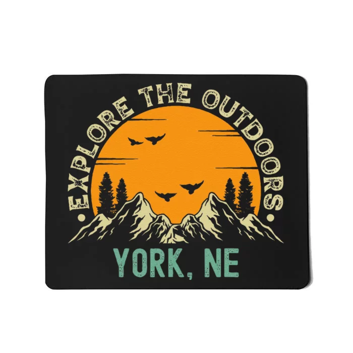 York Nebraska Explore The Outdoors Mousepad