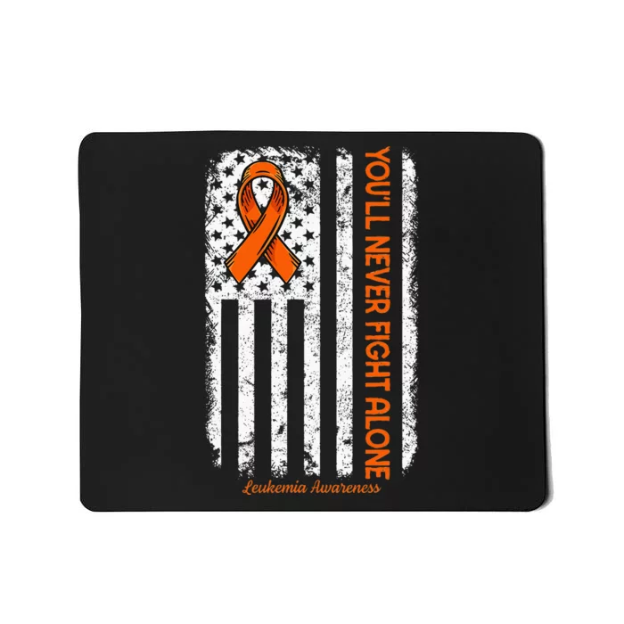 Youll Never Fight Alone Blood Cancer Leukemia Awareness Mousepad