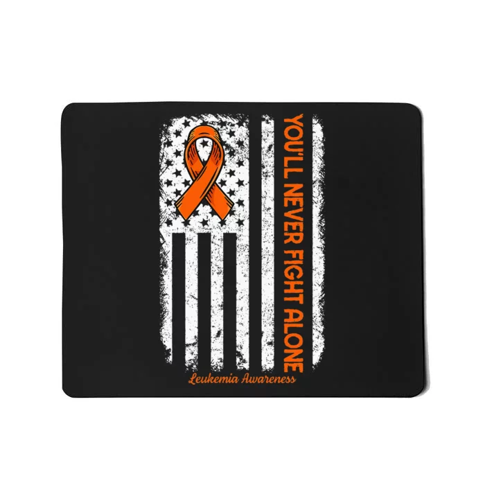 Youll Never Fight Alone Blood Cancer Leukemia Awareness Mousepad