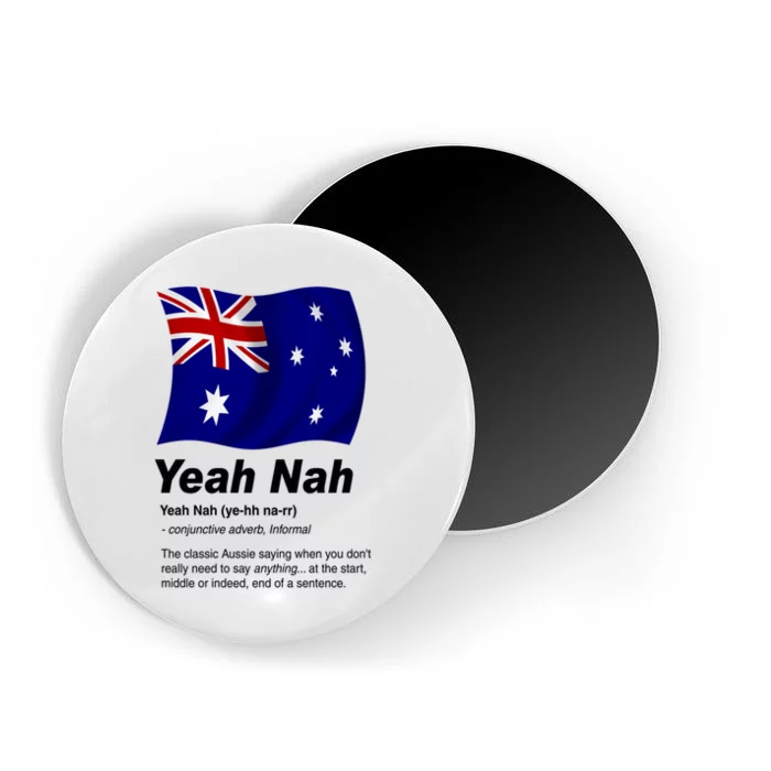 Yeah Nah | Funny Australian Slang, Phrase And Humor Definition Magnet