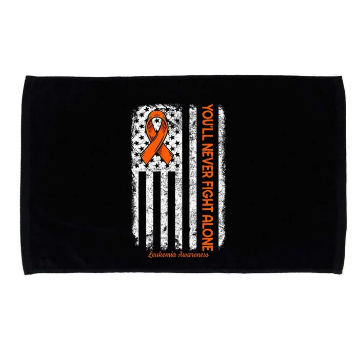 YouLl Never Fight Alone Blood Cancer Leukemia Awareness Microfiber Hand Towel