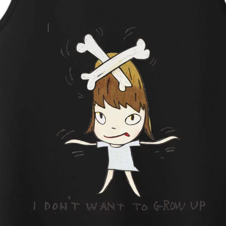 Yoshitomo Nara I Dont Want To Grow Up Painting Performance Tank