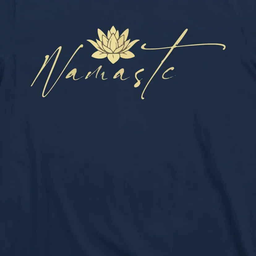 Yoga Namaste Lotus Flower Meditation Lifestyle T-Shirt