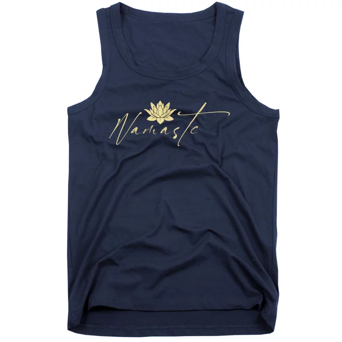 Yoga Namaste Lotus Flower Meditation Lifestyle Tank Top