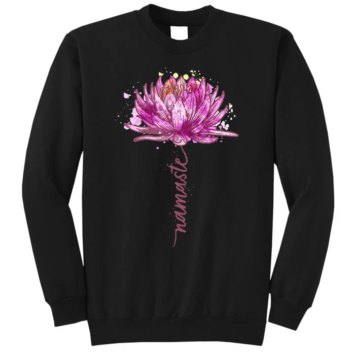 Yoga Namaste Lotus Flower Yoga WaterLily Yoga Sweatshirt