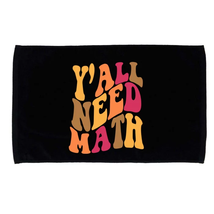 Yall Need Math Funny Teacher Gift Microfiber Hand Towel