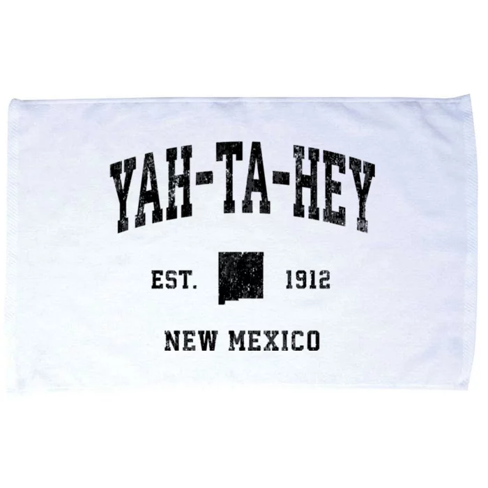 Yahtahey New Mexico Nm Vintage Athletic Microfiber Hand Towel