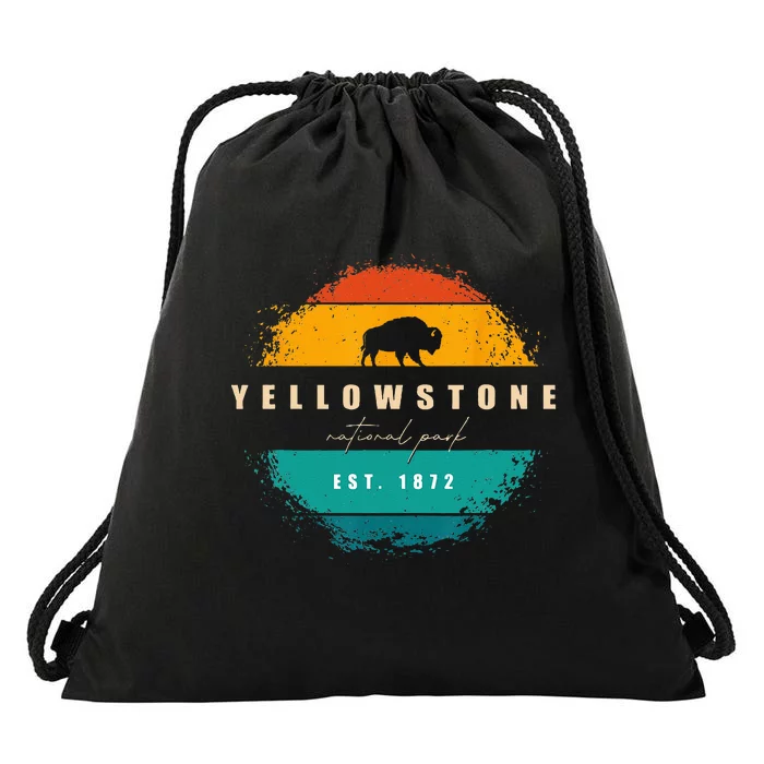 Yellowstone National Park Drawstring Bag