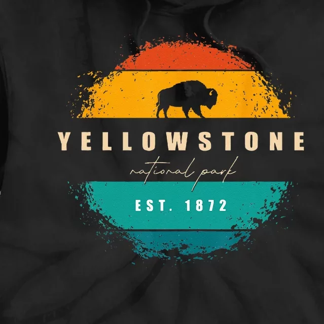 Yellowstone National Park Tie Dye Hoodie