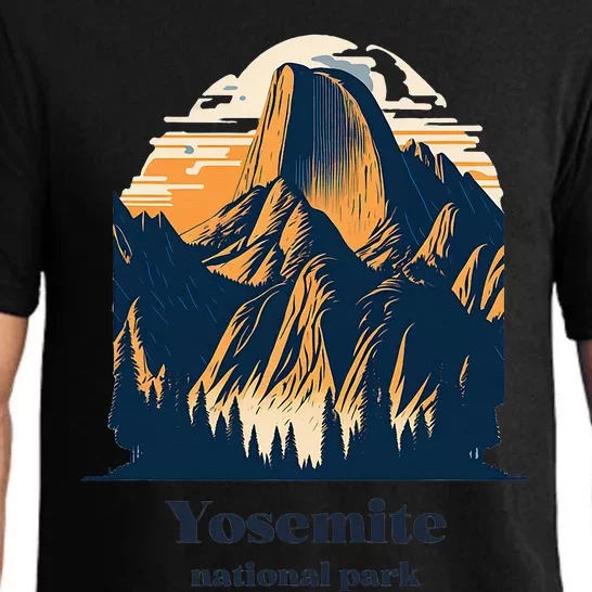 Yosemite National Park California Half Dome Landscape Pajama Set