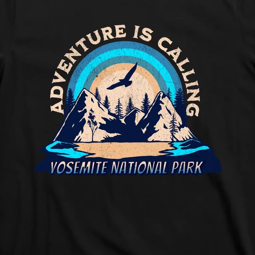 Yosemite National Park Camping Hiking Family Vacation T-Shirt