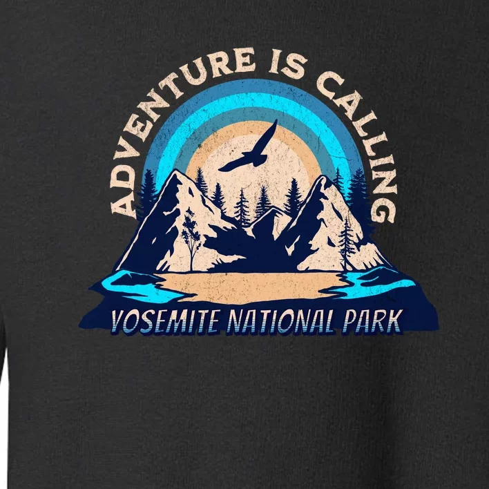 Yosemite National Park Camping Hiking Family Vacation Toddler Sweatshirt