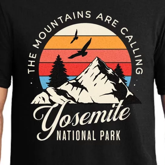 Yosemite National Park Camping Hiking Family Vacation Pajama Set