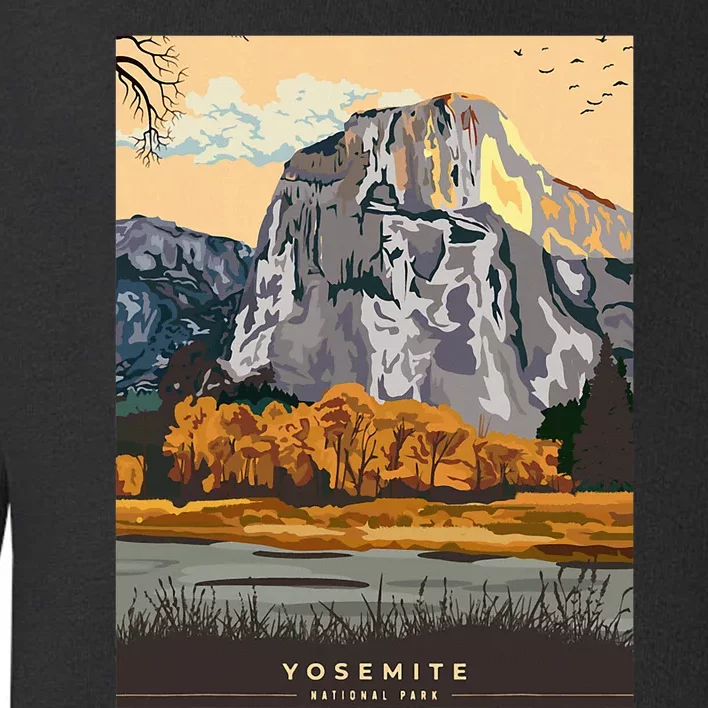 Yosemite National Park Retro Toddler Sweatshirt