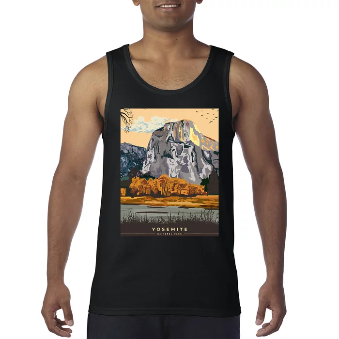 Yosemite National Park Retro Tank Top