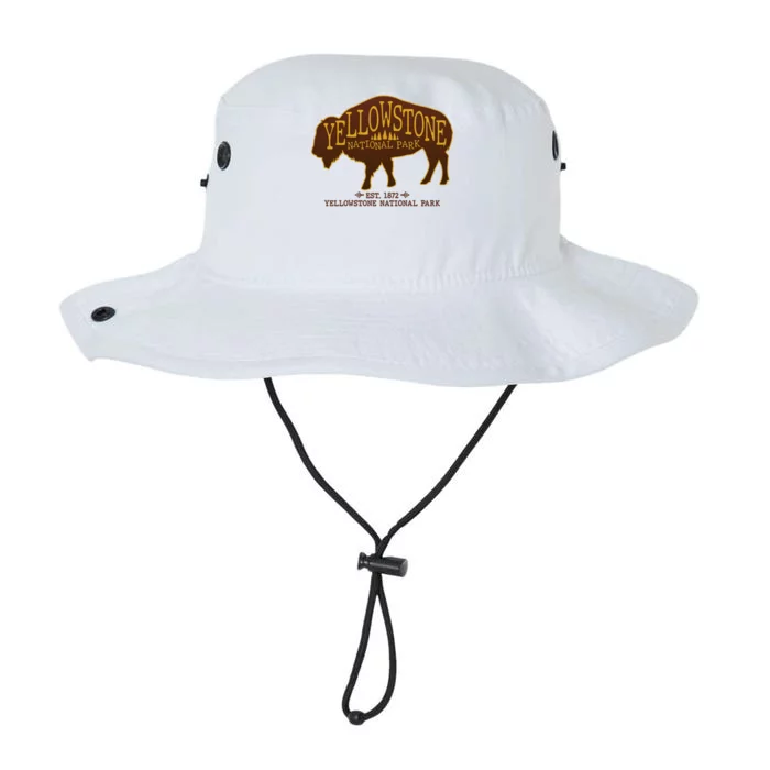 Yellowstone National Park EST 1872 Buffalo Logo Legacy Cool Fit Booney Bucket Hat