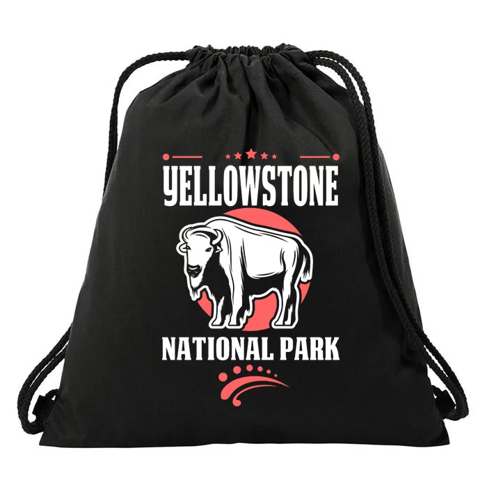 Yellowstone National Park Drawstring Bag