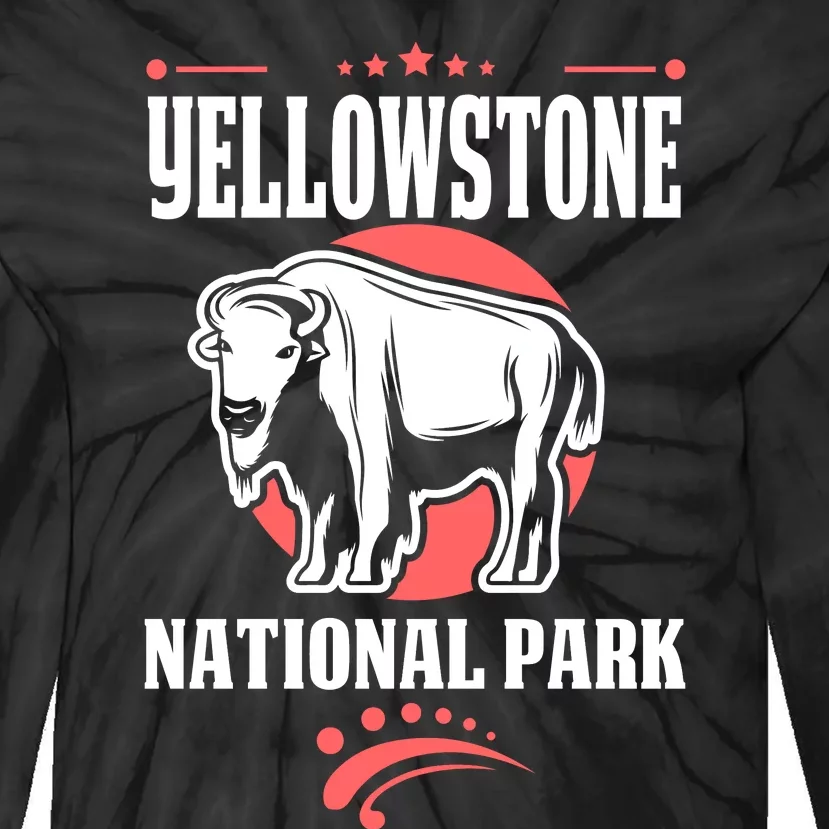 Yellowstone National Park Tie-Dye Long Sleeve Shirt