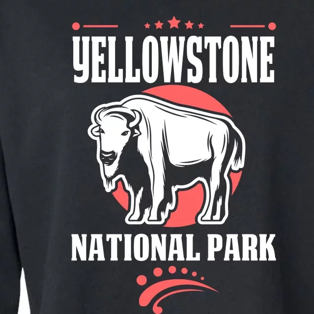 Yellowstone National Park Cropped Pullover Crew