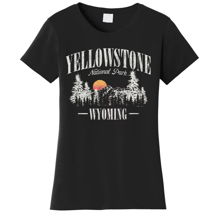 Yellowstone National Park Vintage Women's T-Shirt