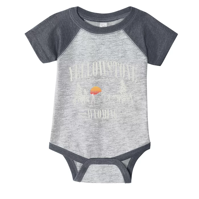 Yellowstone National Park Vintage Infant Baby Jersey Bodysuit