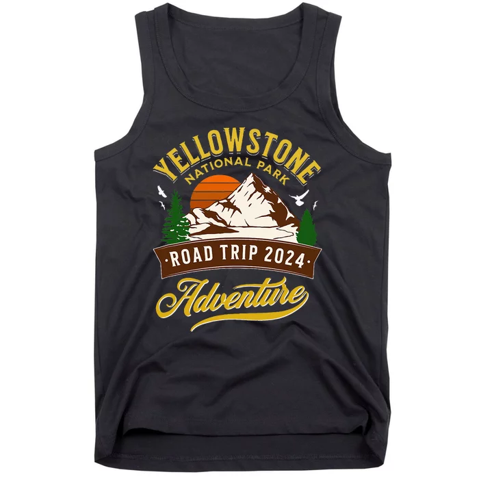 Yellowstone National Park Road Trip 2024 Tank Top