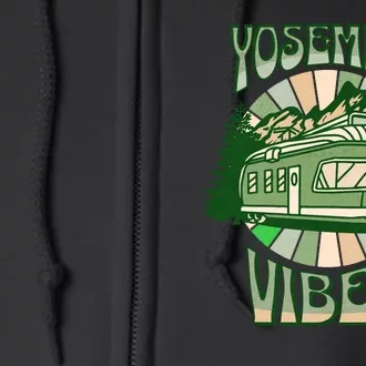 Yosemite National Park Camping Hiking Family Vacation Full Zip Hoodie