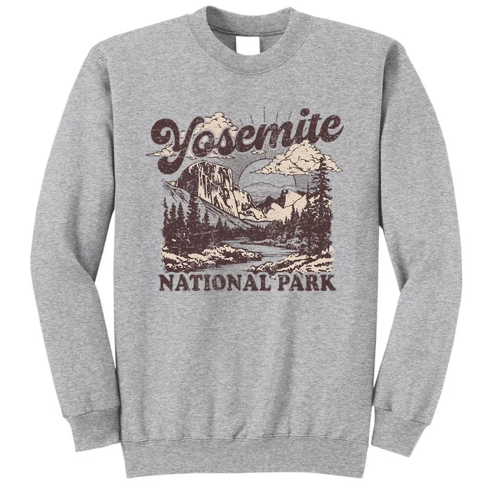 Yosemite National Park California Half Dome Tall Sweatshirt