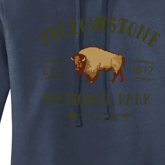 YELLOWSTONE NATIONAL PARK Bison Buffalo Men Women Souvenir Women's Pullover Hoodie