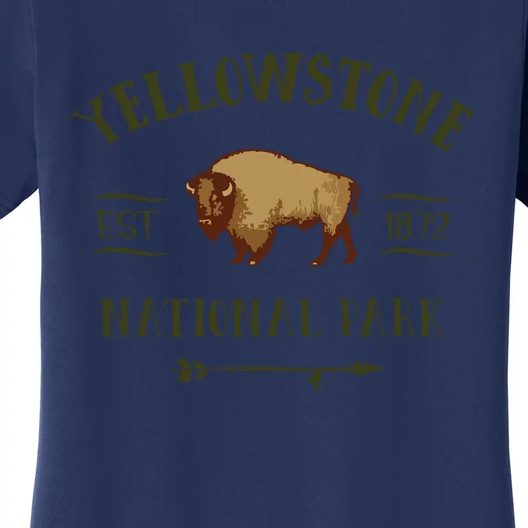 YELLOWSTONE NATIONAL PARK Bison Buffalo Men Women Souvenir Women's T-Shirt